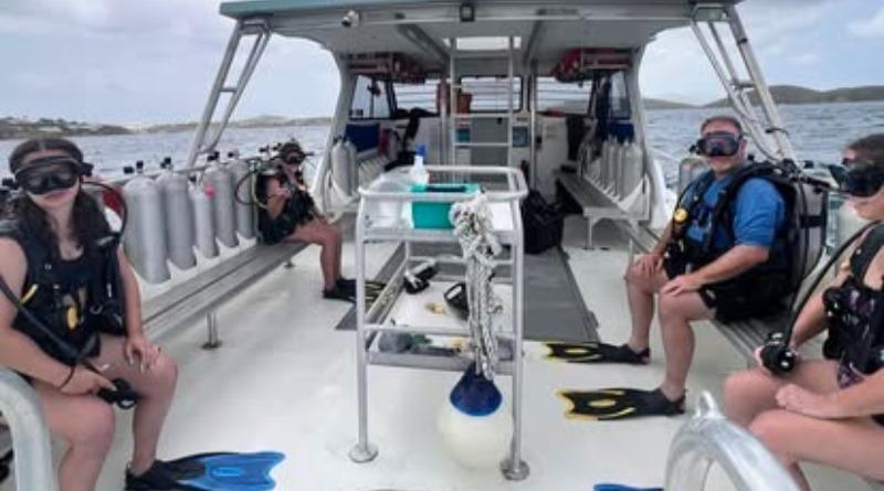 Confined water dive